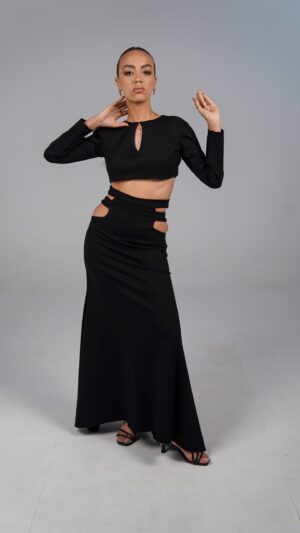 Midnight Black Set Dress